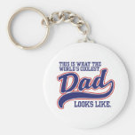 World's Coolest Dad Keychains