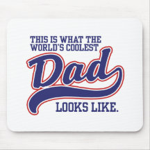 World's Coolest Dad Mouse Pads