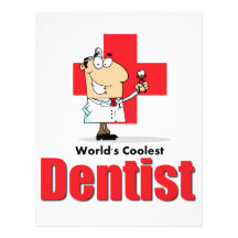 World's Coolest Dentist Personalized Letterhead
