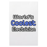 World's Coolest Electrician stationery