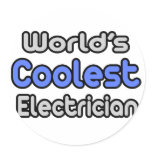 World's Coolest Electrician stickers