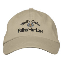 World's Coolest Father-In-Law Embroidered Hat