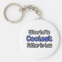 World's Coolest Father-In-Law Keychain