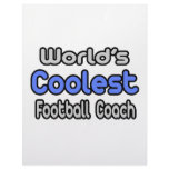 World's Coolest Football Coach Letterhead Template