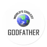 World's Coolest Godfather stickers
