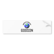 World's Coolest Godson Bumper Stickers