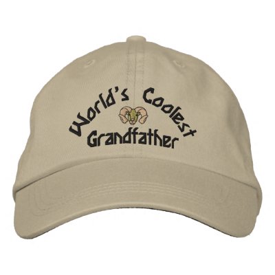 World's Coolest Grandfather Embroidered Hat World's Coolest Grandfather Embroidered Hat