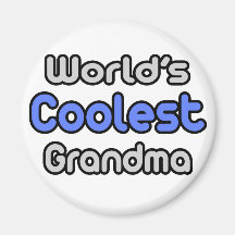 World's Coolest Grandma Magnets
