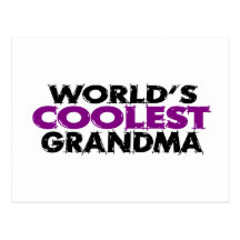 Worlds Coolest Grandma Post Cards