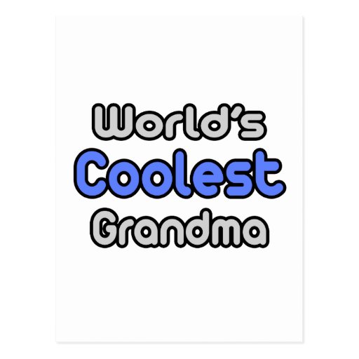 World's Coolest Grandma Postcards