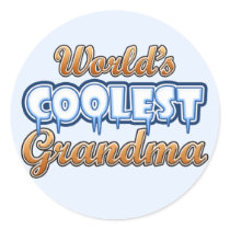 World's Coolest Grandma Stickers