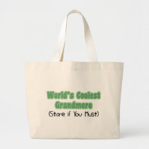 World's Coolest Grandmere Canvas Bag