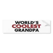 Worlds Coolest Grandpa Bumper Stickers