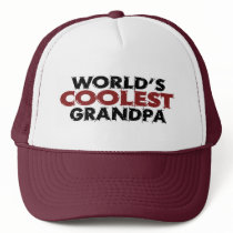 Worlds Coolest Grandpa Trucker Hat