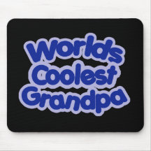 Worlds Coolest Grandpa Mouse Pad