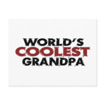 Worlds Coolest Grandpa Post Card