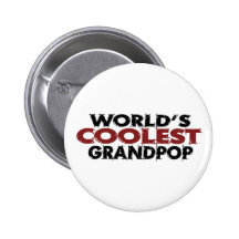 Worlds Coolest Grandpop Buttons