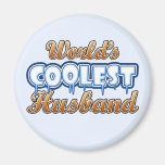World's Coolest Husband Magnets