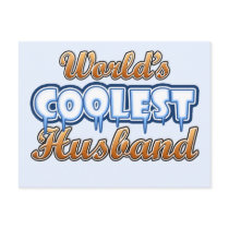 World's Coolest Husband Post Cards