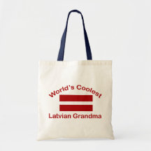 World's Coolest Latvian Grandma Tote Bags