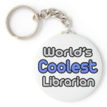 World's Coolest Librarian keychains