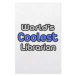 World's Coolest Librarian stationery