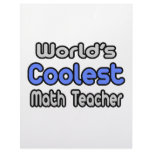 World's Coolest Math Teacher Customized Letterhead