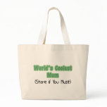World's Coolest Mom Canvas Bag