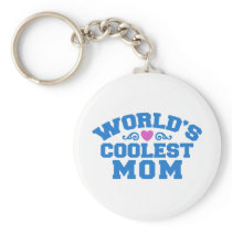 World's Coolest Mom Key Chain