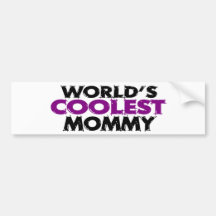 Worlds Coolest Mommy Bumper Sticker