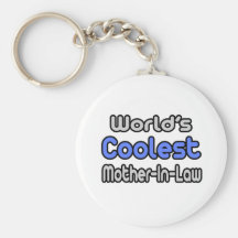 World's Coolest Mother-In-Law Key Chain