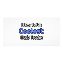 World's Coolest Music Teacher Photo Greeting Card