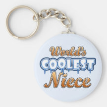 World's Coolest Niece Keychain