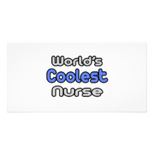 World's Coolest Nurse Photo Card Template