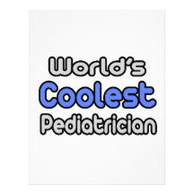 World's Coolest Pediatrician Personalized Letterhead