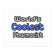 World's Coolest Pharmacist Postcards