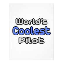World's Coolest Pilot Letterhead Template