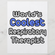 World's Coolest Respiratory Therapist Personalized Flyer