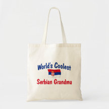 World's Coolest Serbian Grandma Tote Bags