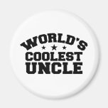 World's coolest Uncle Refrigerator Magnet
