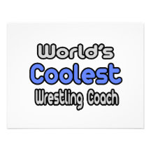 World's Coolest Wrestling Coach Custom Invite