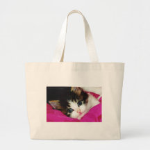 Worlds Cutest Kitten Tote Bag