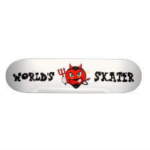 WORLD'S Devil SKATER Skateboard
