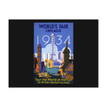 World's Fair Chicago 1934 Postcard
