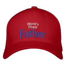 World's Finest Father Baseball Cap