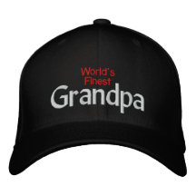 Worlds Finest Grandpa Baseball Cap