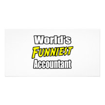 World's Funniest Accountant Personalized Photo Card