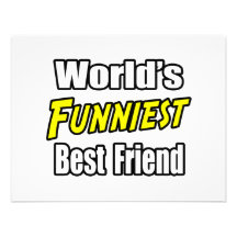 World's Funniest Best Friend Custom Announcement
