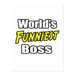 World's Funniest Boss Postcard