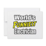 World's Funniest Electrician invitations